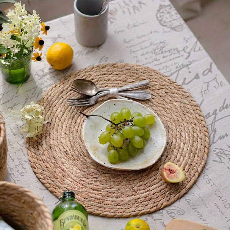 Natural Straw Wicker Placemats