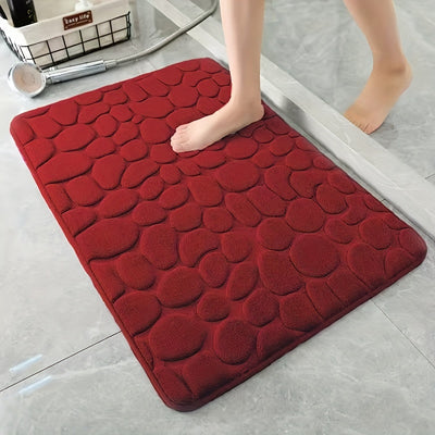 Coral Fleece Non-Slip Bath Mat