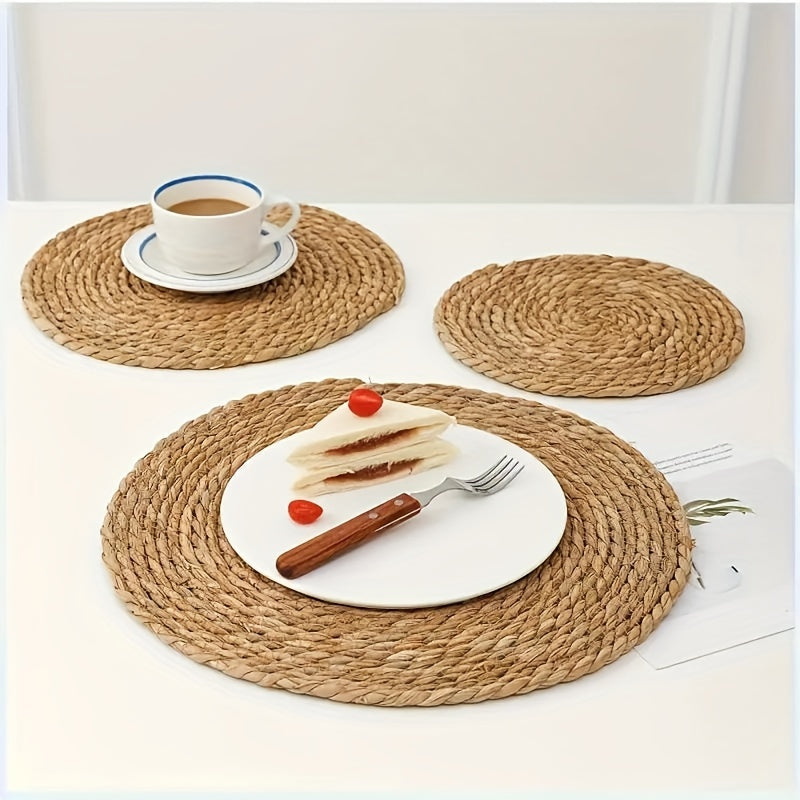 Natural Straw Wicker Placemats