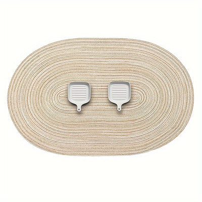 Non-Slip Oval Placemats