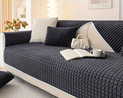 Plush Non-Slip Sofa Cover