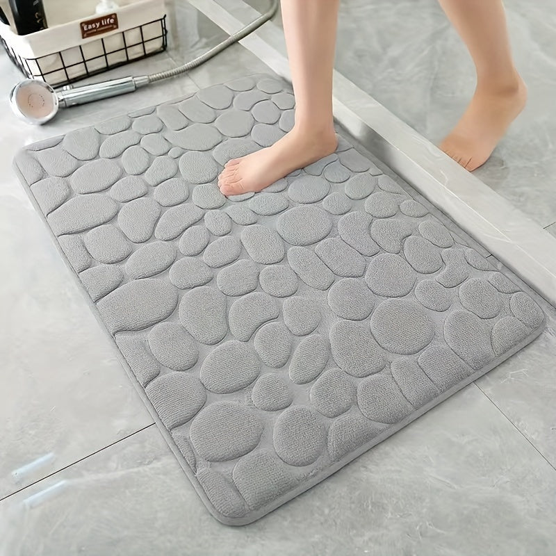 Coral Fleece Non-Slip Bath Mat